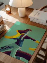 Fahrradlenker Gelb Illustration