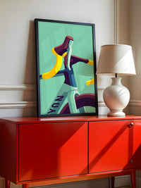 Fahrradlenker Gelb Illustration