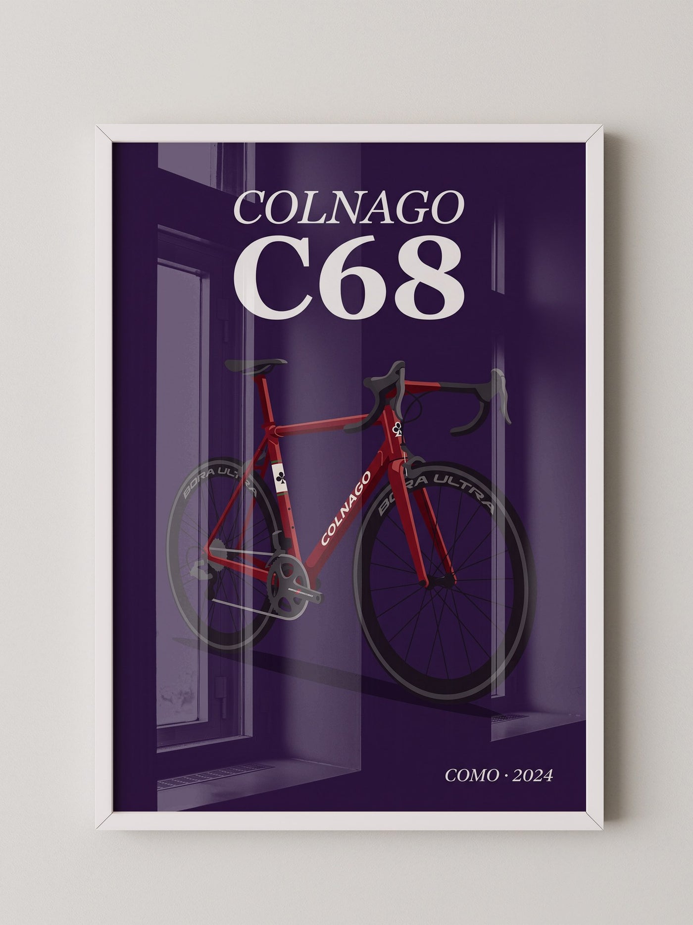 Rennrad Design Rot