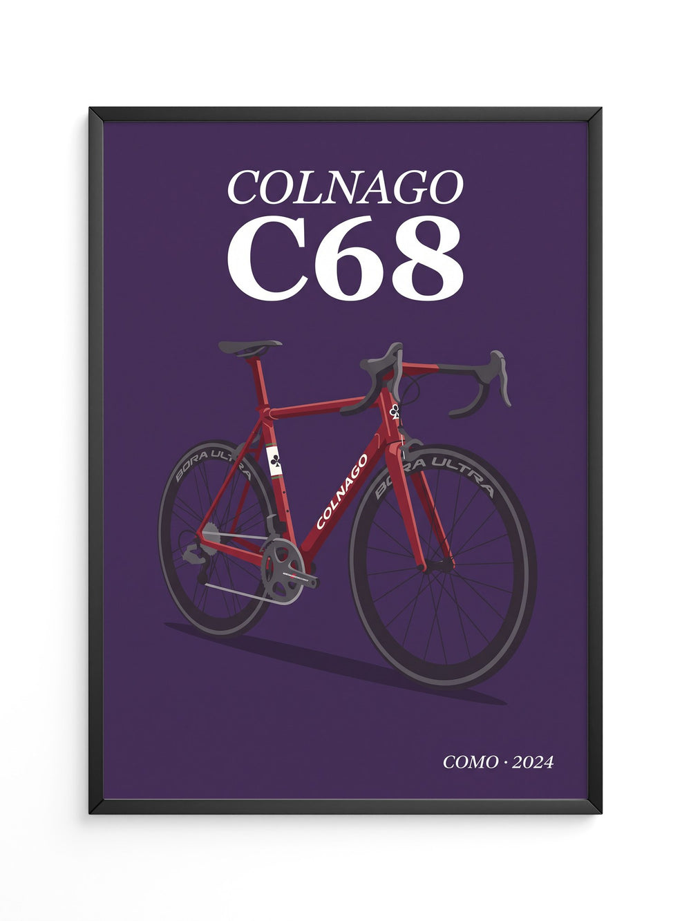 Rennrad Design Rot