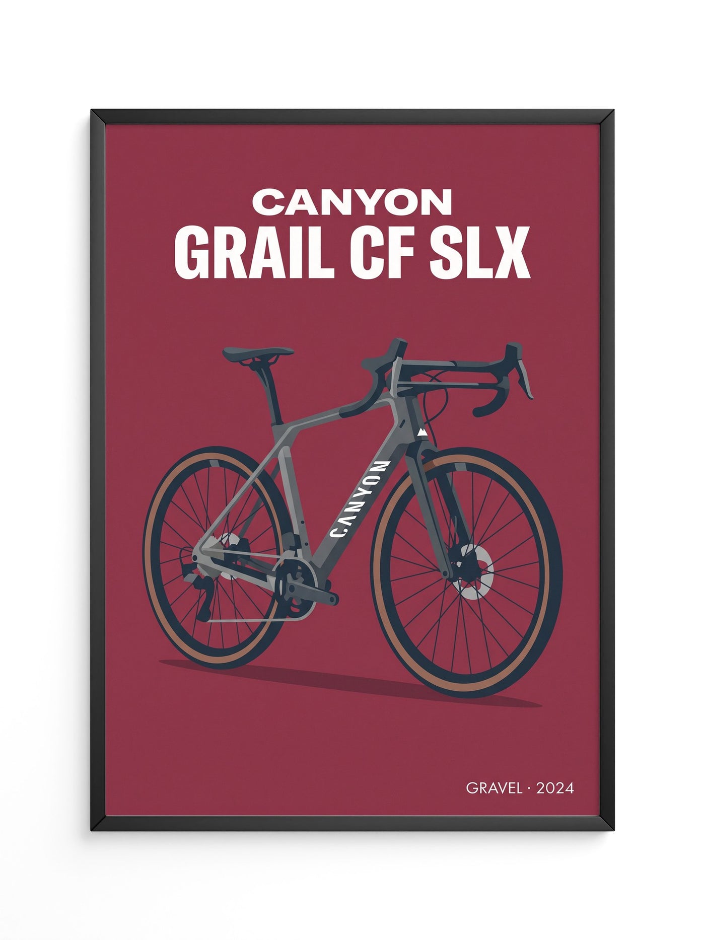 Gravel Bike Rot Grafik