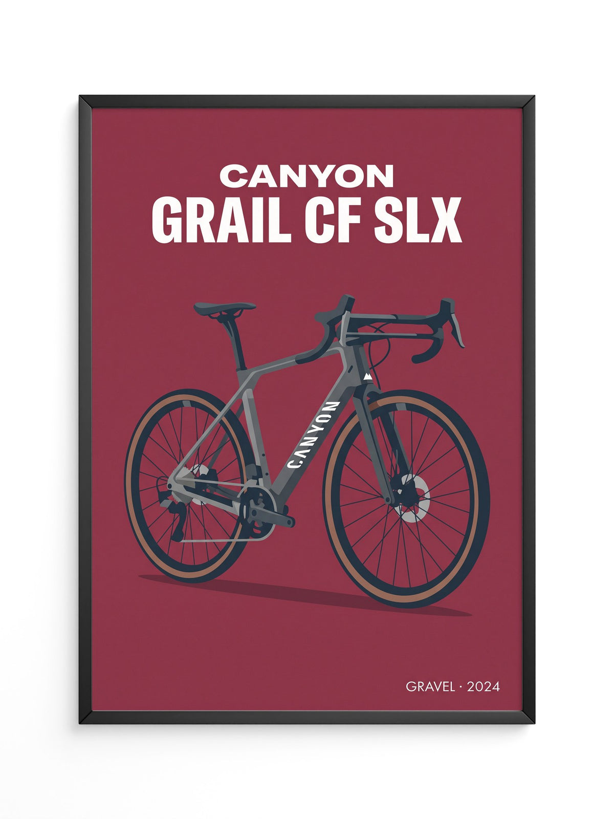 Gravel Bike Rot Grafik