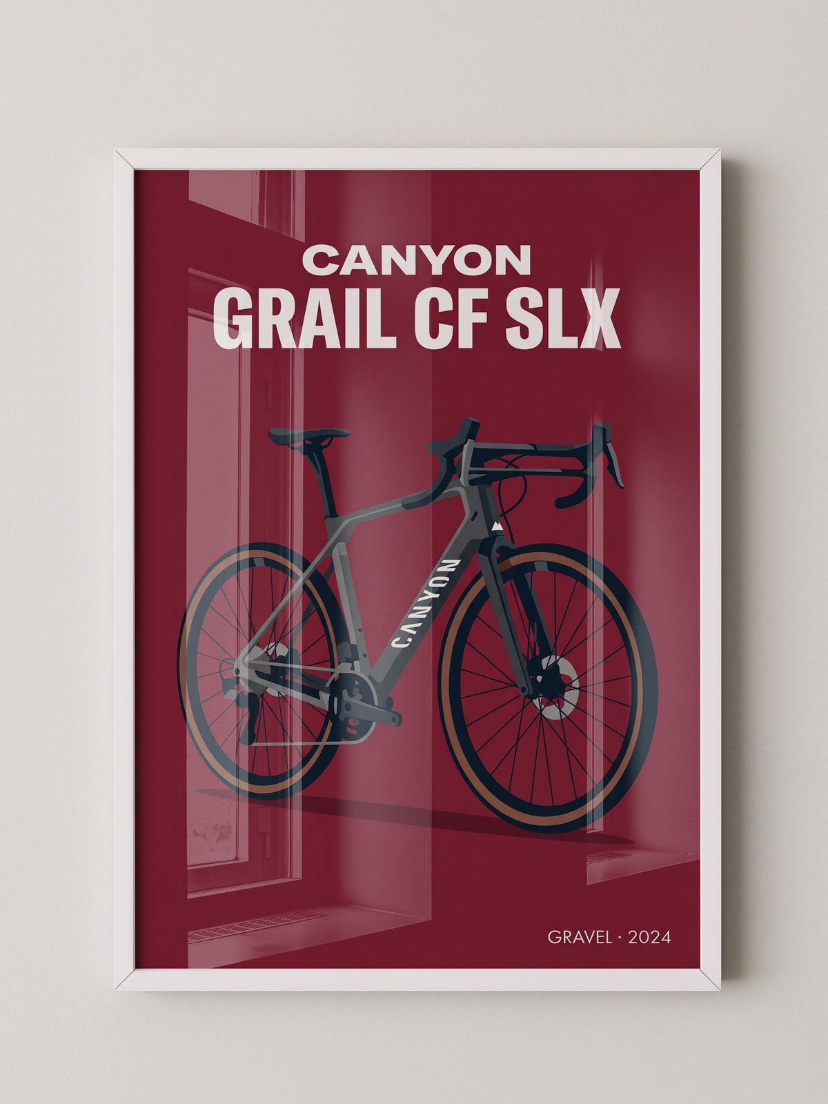 Gravel Bike Rot Grafik