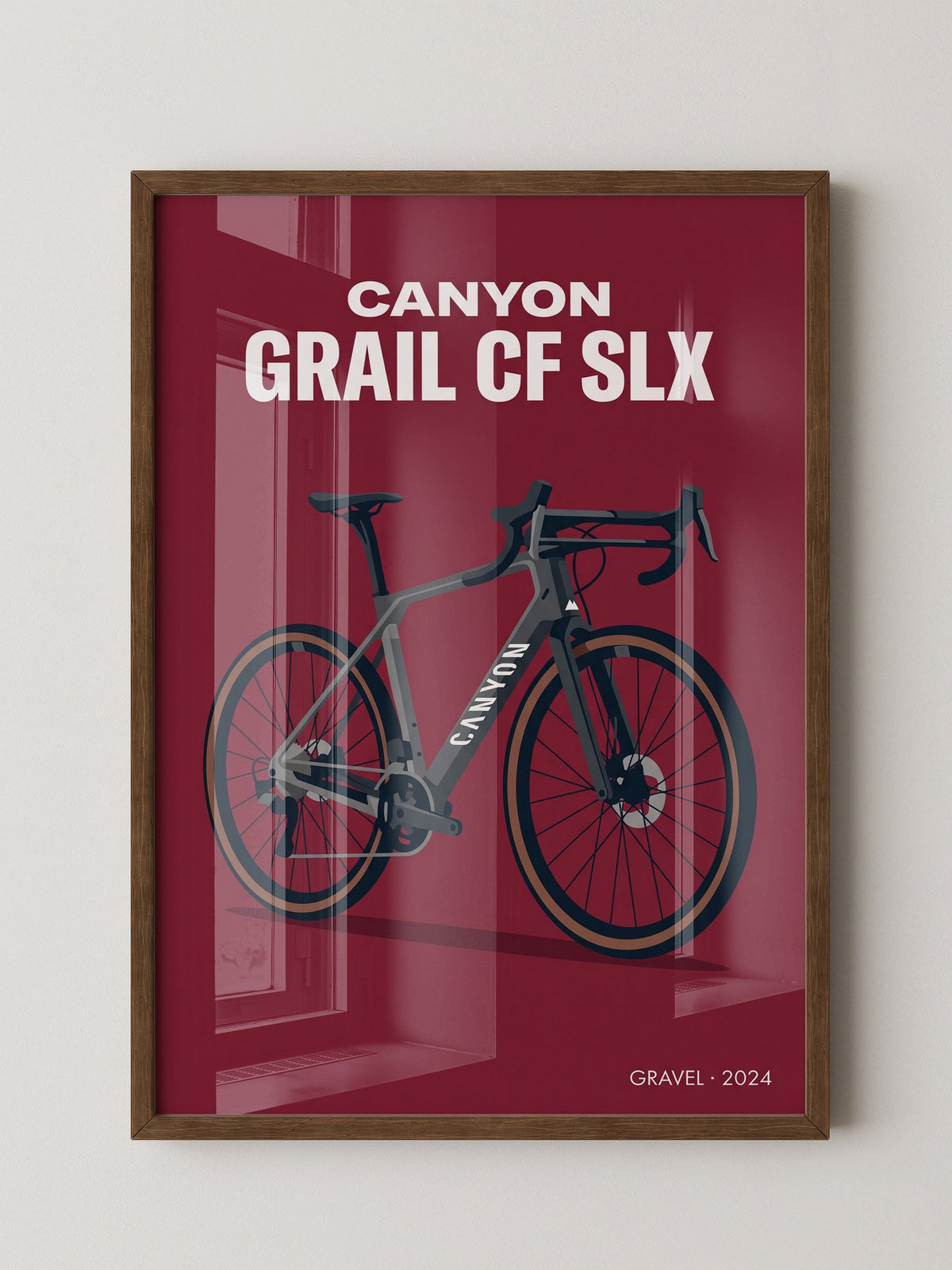 Gravel Bike Rot Grafik