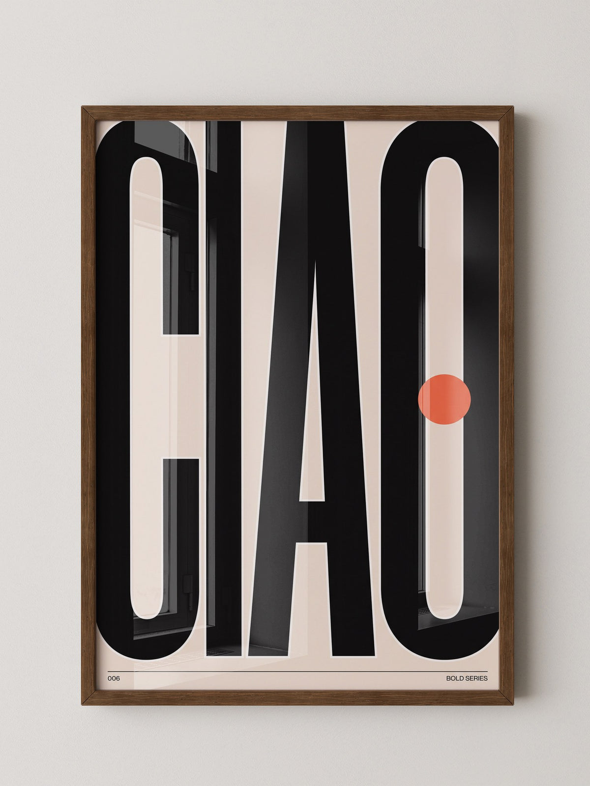CIAO Schwarz Beige Kontrast
