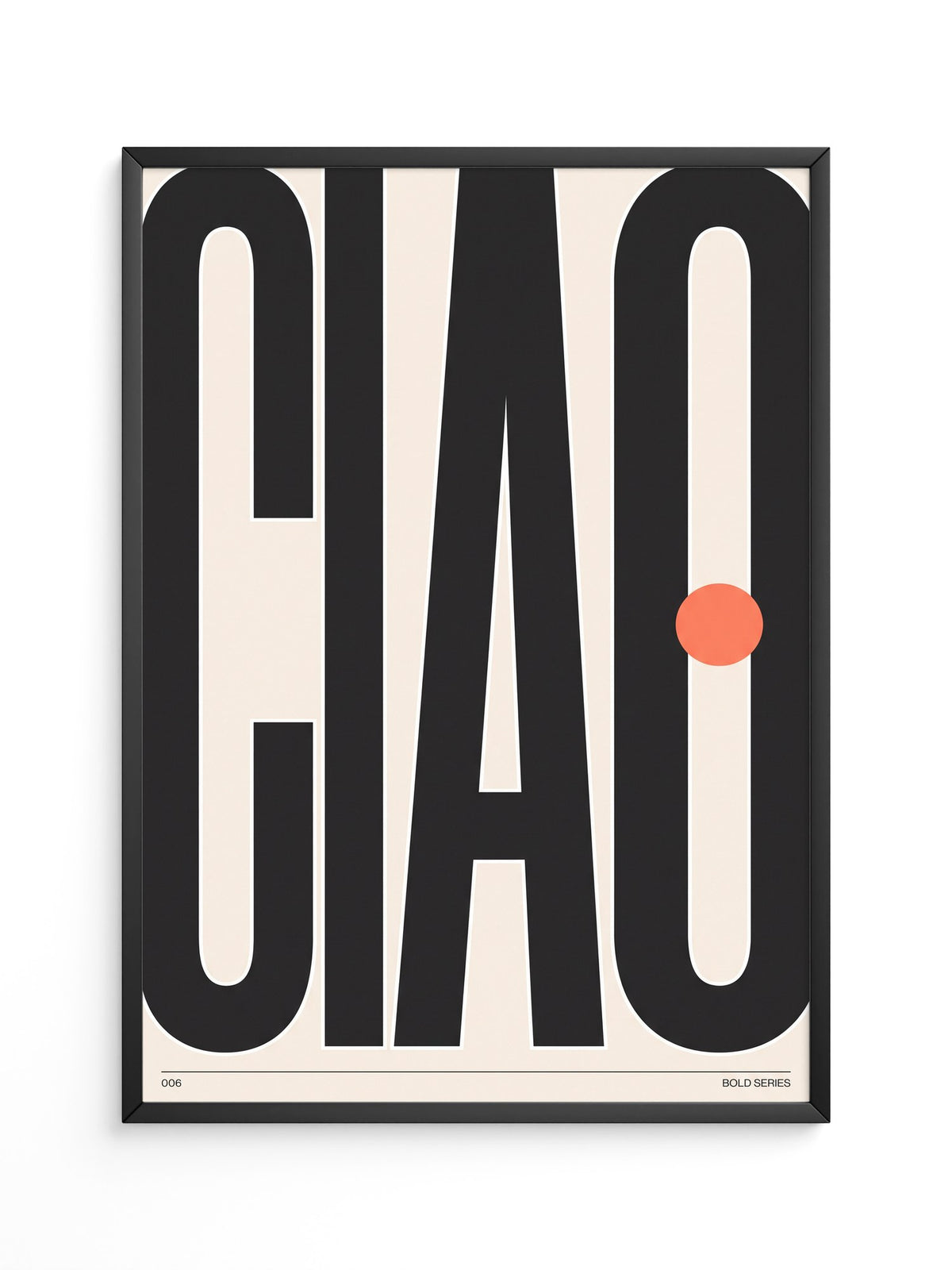 CIAO Schwarz Beige Kontrast
