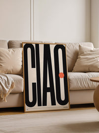 CIAO Schwarz Beige Kontrast