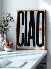 CIAO Schwarz Beige Kontrast