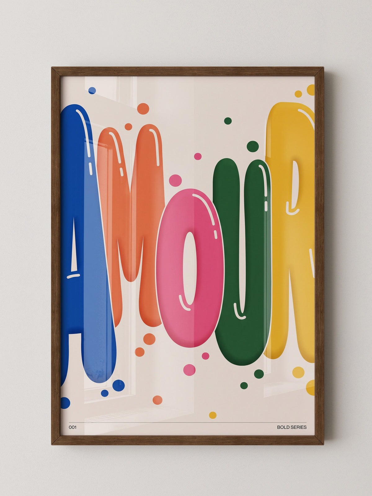 Bunte Pop-Art Liebe