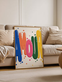 Bunte Pop-Art Liebe