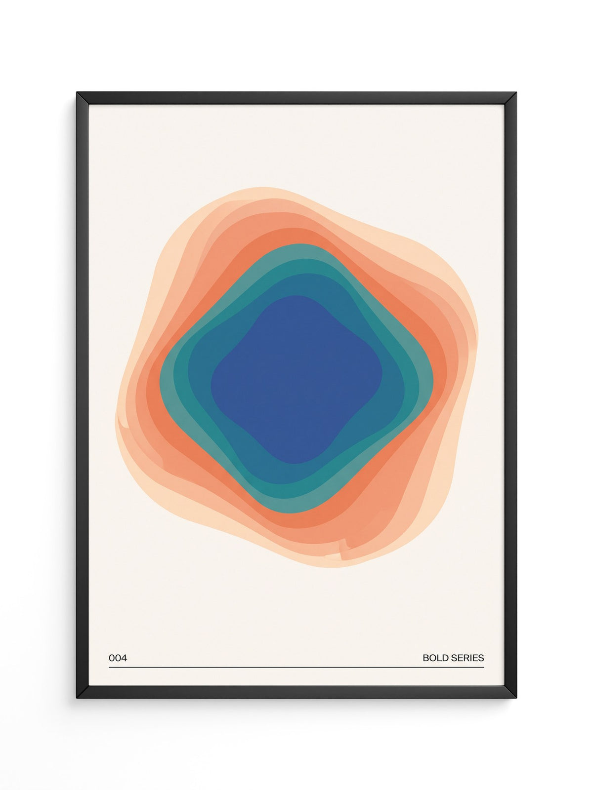 Farbwirbel Blau-Orange Harmonie