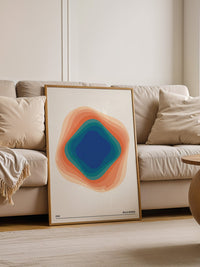 Farbwirbel Blau-Orange Harmonie