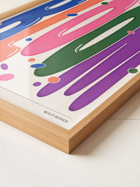 Bloom Farbenfrohes Typografie Design