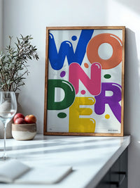 Bunte Buchstaben Wunder