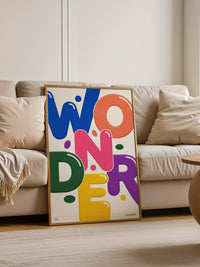 Bunte Buchstaben Wunder