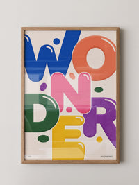 Bunte Buchstaben Wunder