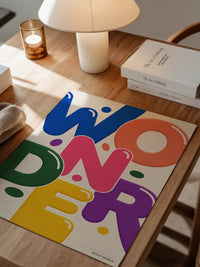 Bunte Buchstaben Wunder