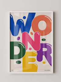 Bunte Buchstaben Wunder