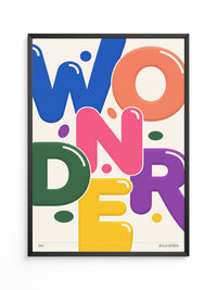 Bunte Buchstaben Wunder