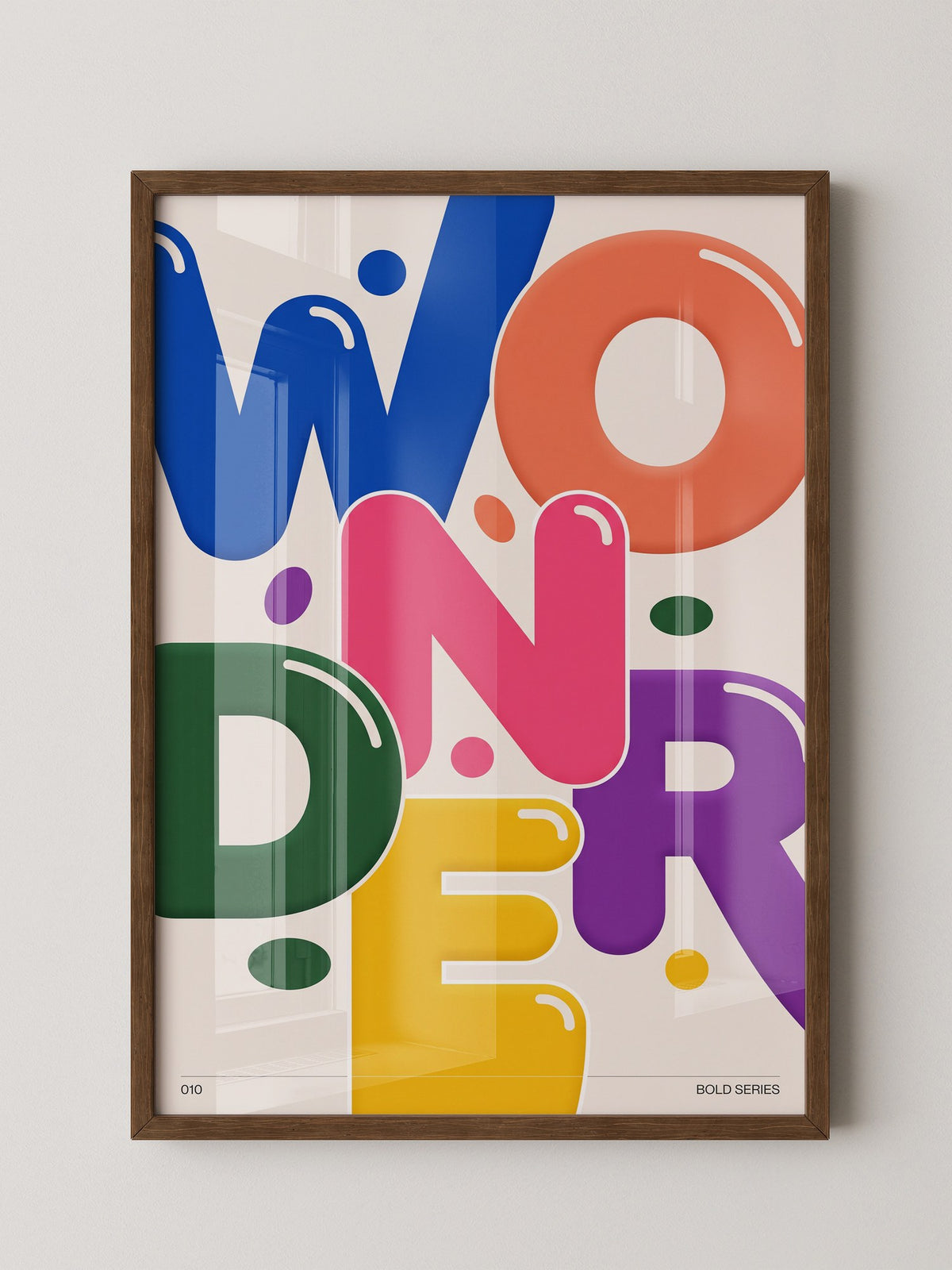 Bunte Buchstaben Wunder