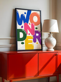 Bunte Buchstaben Wunder