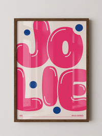 Jolie Pop Art Pink Blau