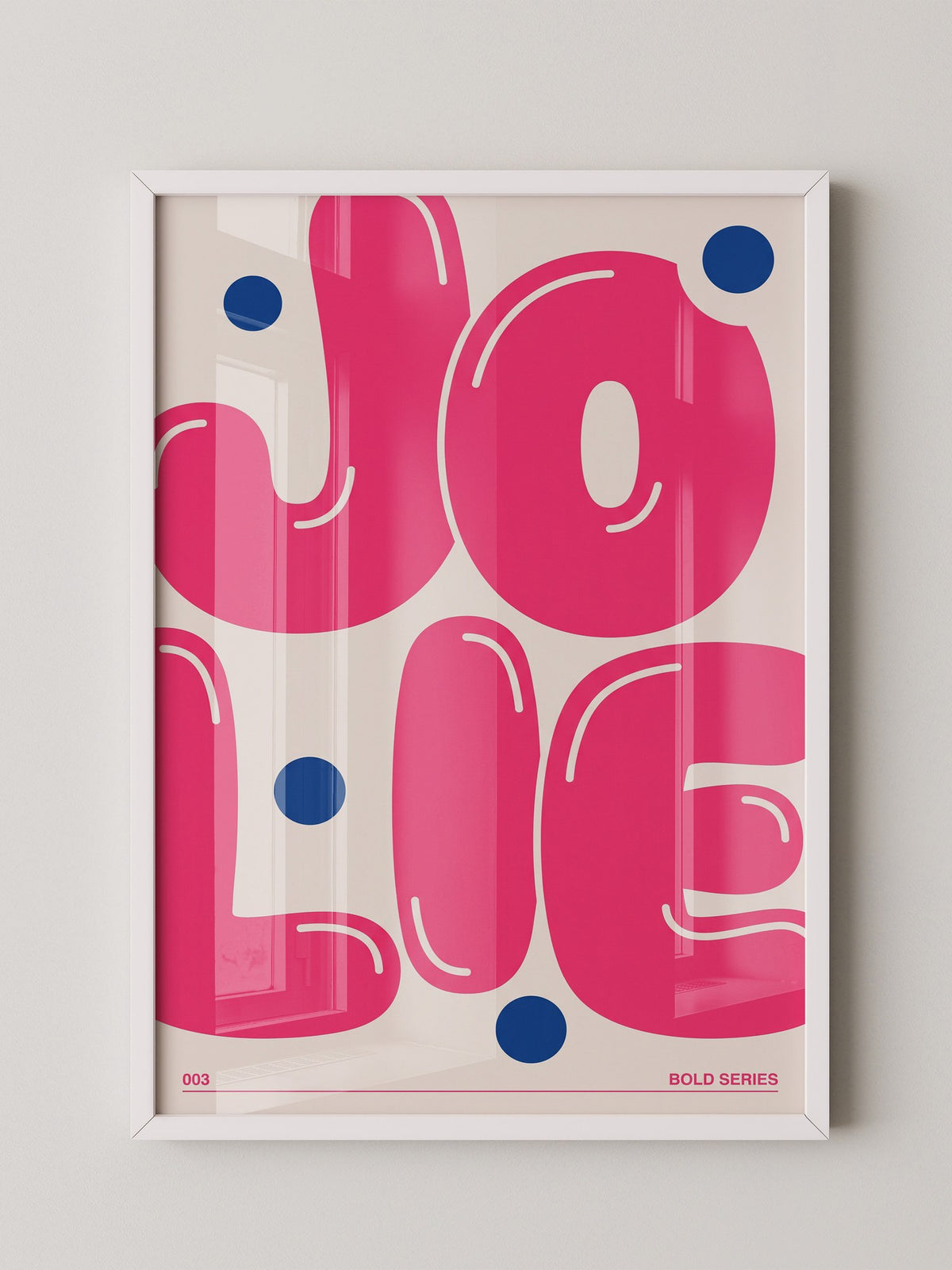 Jolie Pop Art Pink Blau