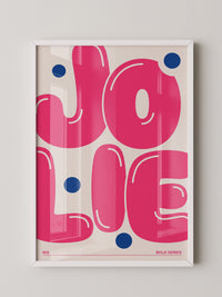 Jolie Pop Art Pink Blau