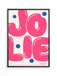 Jolie Pop Art Pink Blau