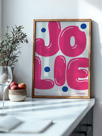 Jolie Pop Art Pink Blau