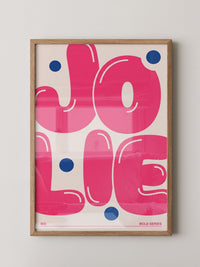 Jolie Pop Art Pink Blau