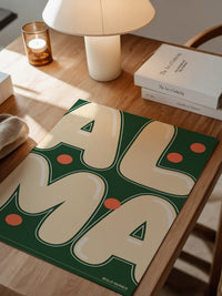 ALMA Beige Grün Bold Design