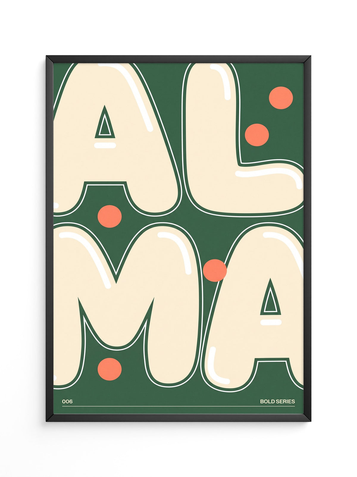 ALMA Beige Grün Bold Design