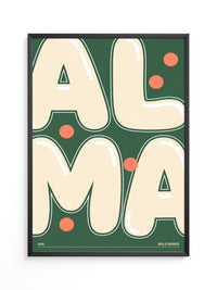 ALMA Beige Grün Bold Design