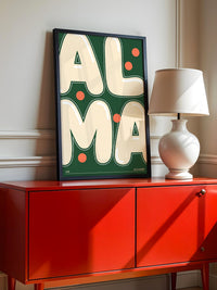 ALMA Beige Grün Bold Design