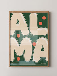 ALMA Beige Grün Bold Design