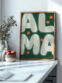 ALMA Beige Grün Bold Design