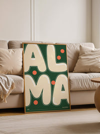 ALMA Beige Grün Bold Design