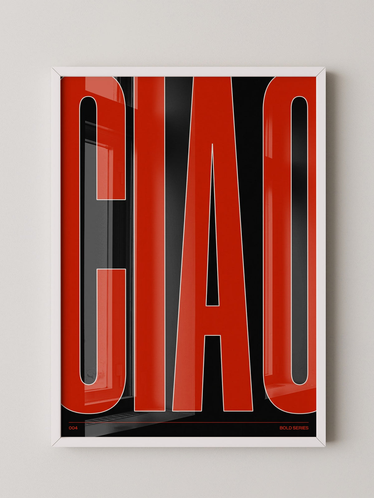 CIAO Rot Schwarz Bold