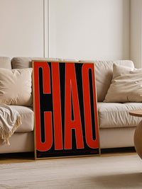 CIAO Rot Schwarz Bold