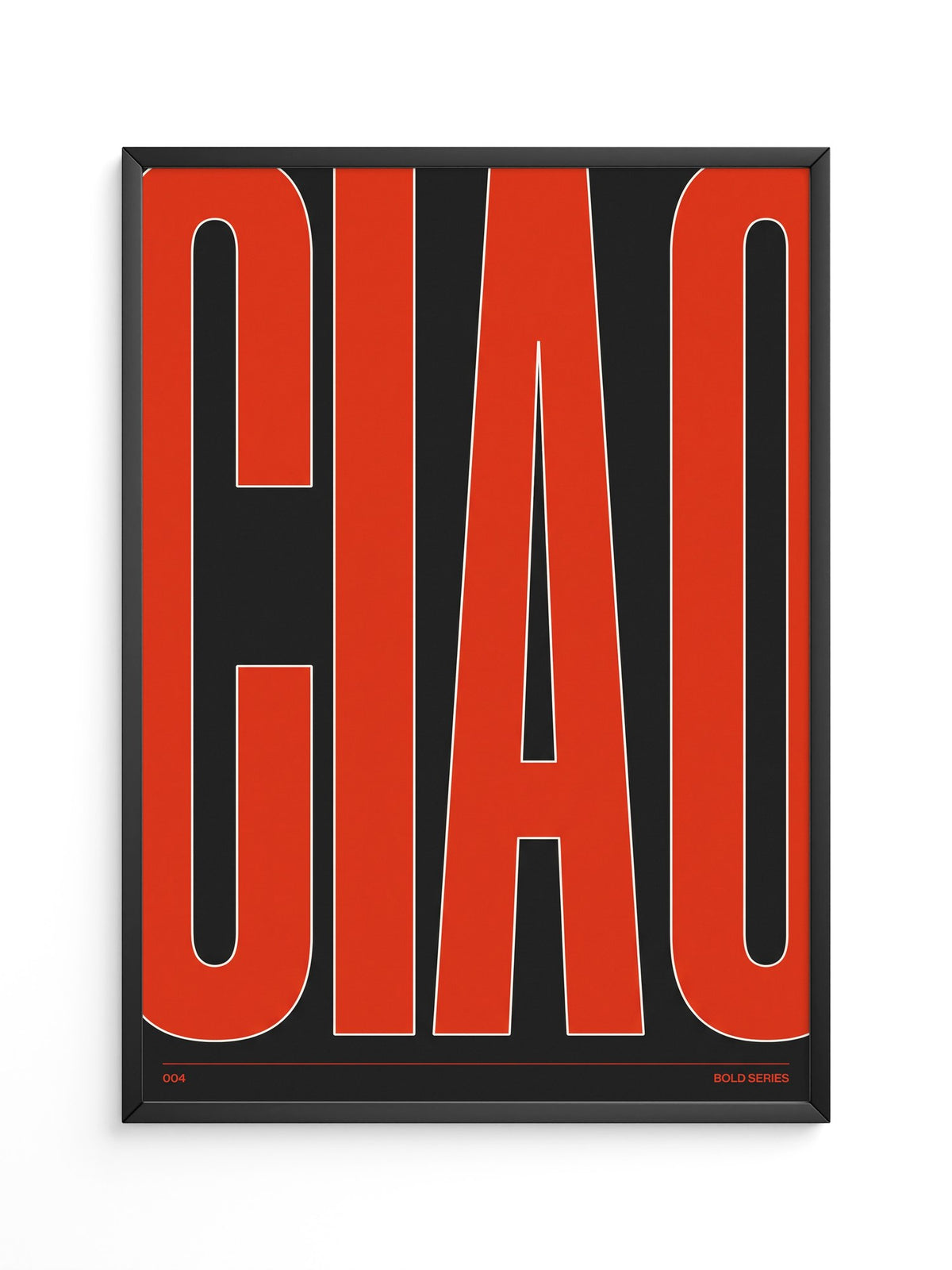 CIAO Rot Schwarz Bold