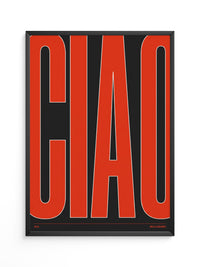 CIAO Rot Schwarz Bold