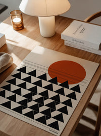 Sonnenaufgang Geometrie Minimalistisch