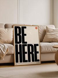 BE Hier minimalistischer Stil