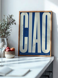 CIAO Beige Blau Bold