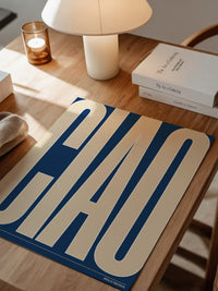 CIAO Beige Blau Bold