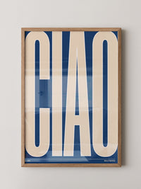CIAO Beige Blau Bold