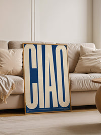 CIAO Beige Blau Bold