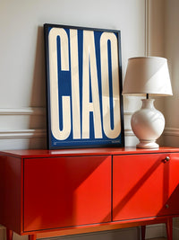 CIAO Beige Blau Bold