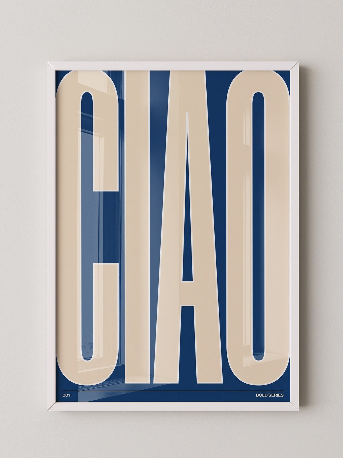 CIAO Beige Blau Bold